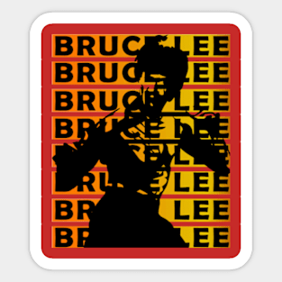 bruce lee martial arts legend | sports collection Sticker